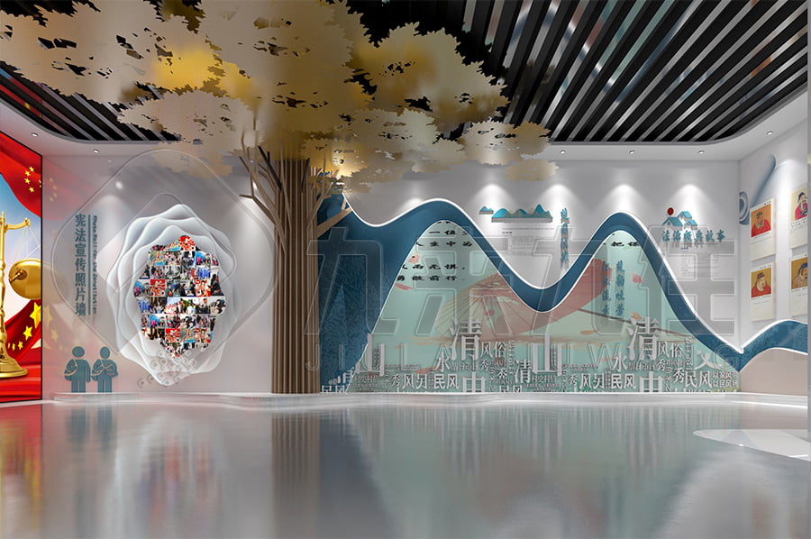 法制宣传基地，普法教育馆，展厅设计，规划，实施