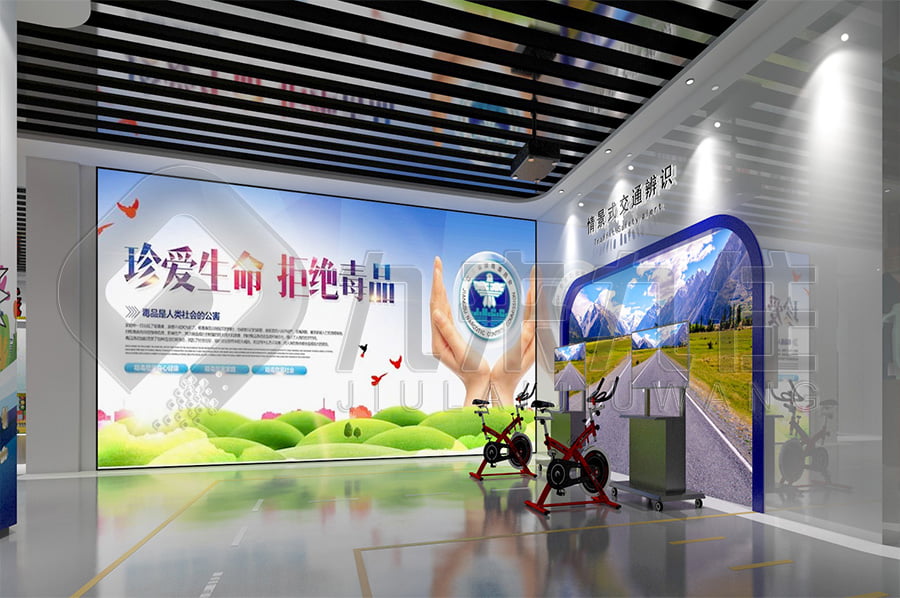 法治教育展厅设计公司,校园法治教育基地,法治示范基地效果图设计,法院法治示范基地设计
