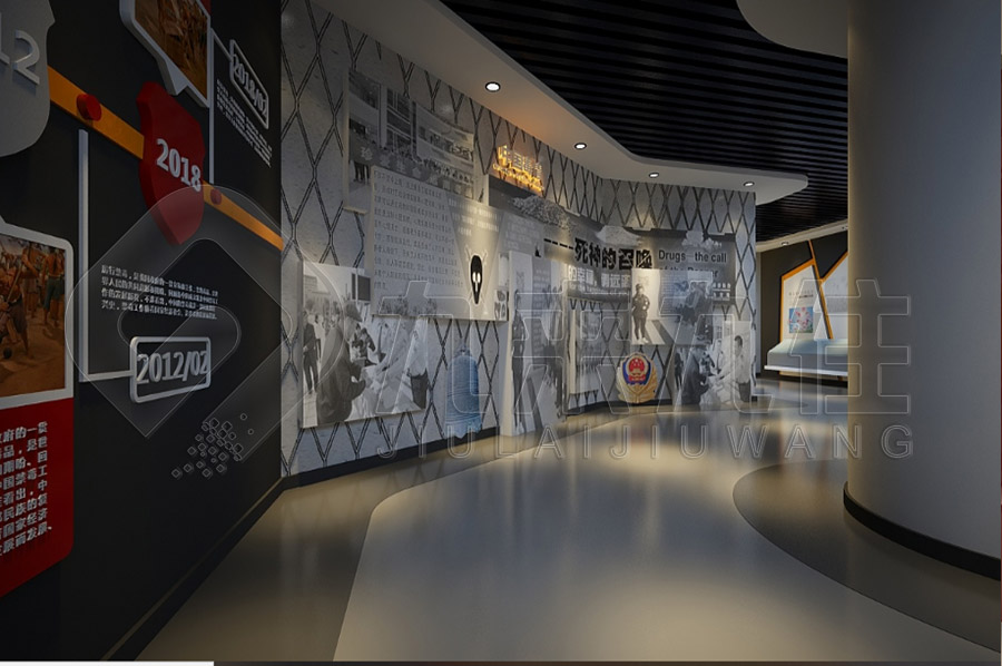 安全示范展厅，网络安全教育展厅装修，安全实践馆升级改造