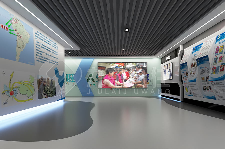 禁毒防艾主题馆、数字化禁毒基地平面设计、禁毒防艾基地装修公司