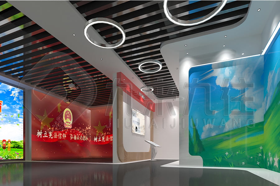 法治宣传展厅，法治示范展厅升级改造，法院法制展厅设计布局