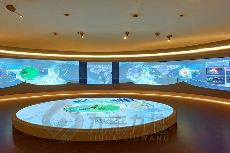 沉浸式外贸展示馆设计,现代展示馆建设方案,数字化展示馆设计公司