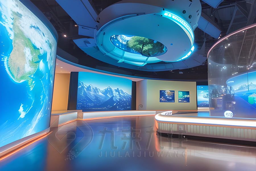 创新创意外贸基地建设方案, 高科技展厅设计, 环保展览馆施工