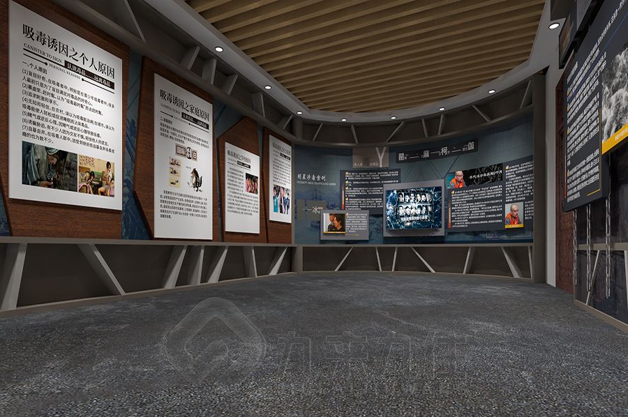 声光电禁毒宣教基地建设方案,多媒体互动展厅设计,数字化智慧禁毒展览馆