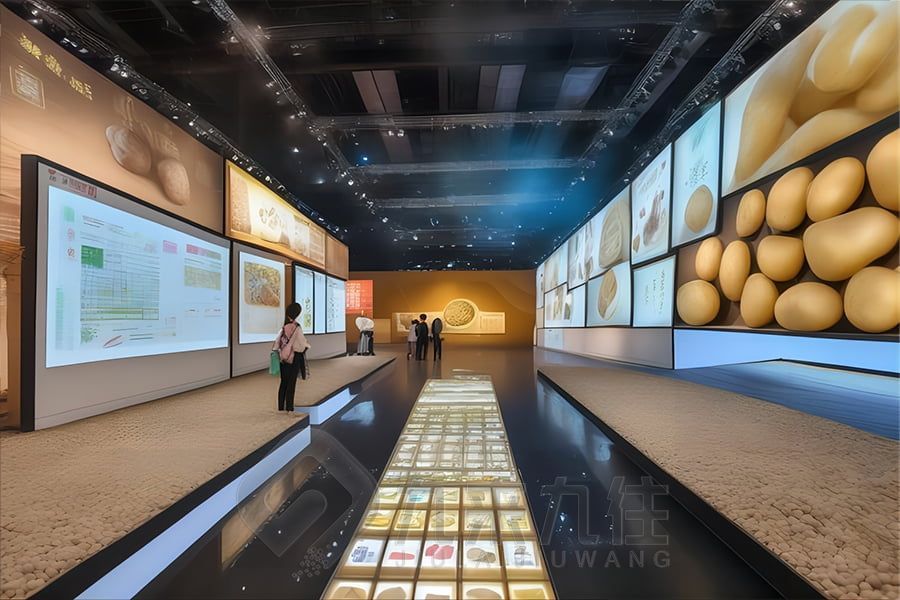 高科技农林牧渔科普馆设计,互动科普展馆施工方案,九来九往数字化展览馆建设计公司