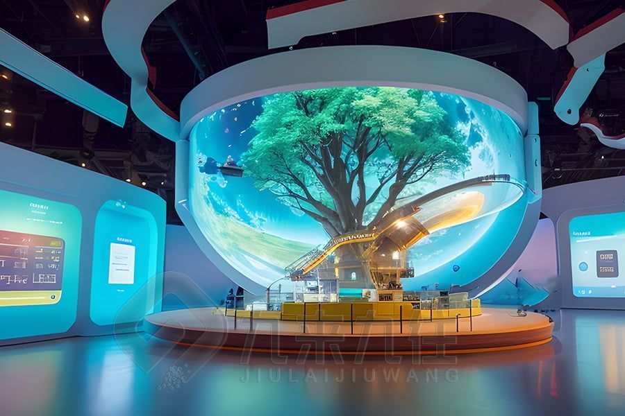 数字化节水展示馆设计,多媒体互动展厅施工方案,现代环保教育展馆建设