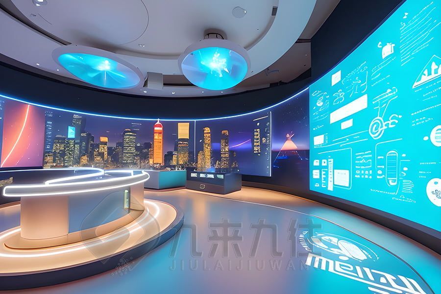 沉浸式工伤教育展览馆设计,现代多媒体展馆施工,智能化展览馆设备供应