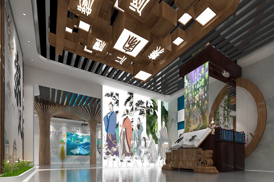 互动校史展馆设计,数字化校园历史展示,智能展馆施工技术