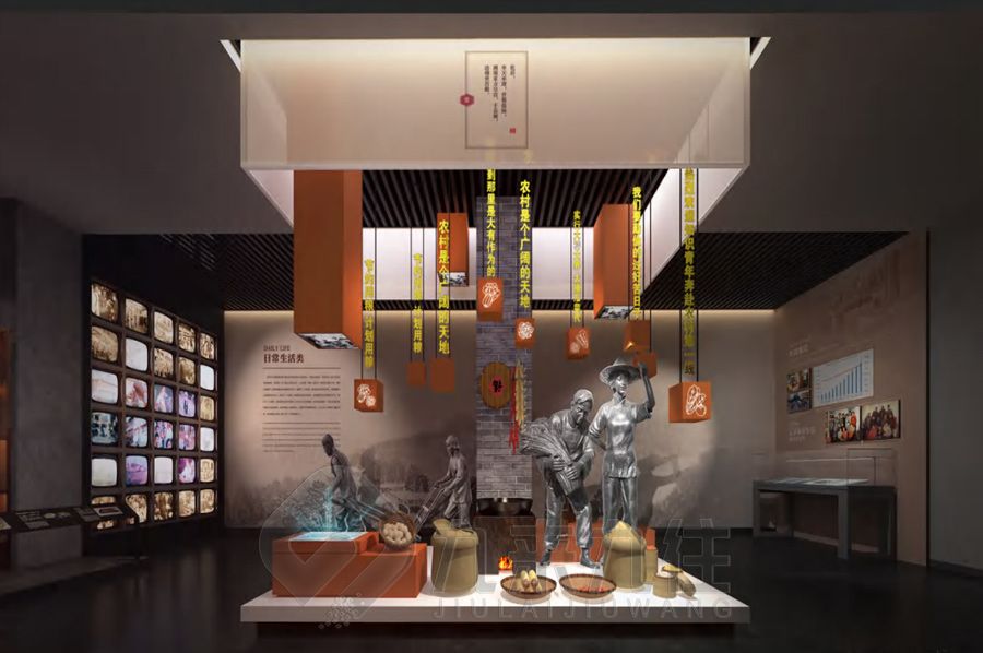 多媒体互动展览馆设计,数字化历史展馆建设,智能高科技展厅装修