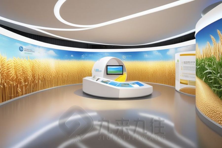 互动农业科技展馆设计,数字化农业展厅建设方案,智能农业展览馆设计公司