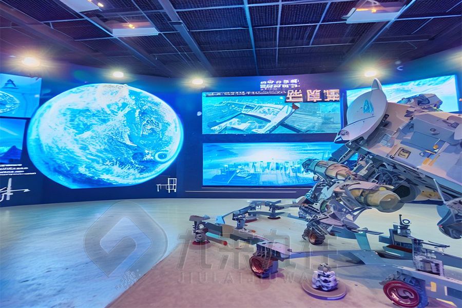 现代国防教育展厅施工,互动研学体验馆建设,数字化教育展示馆设计