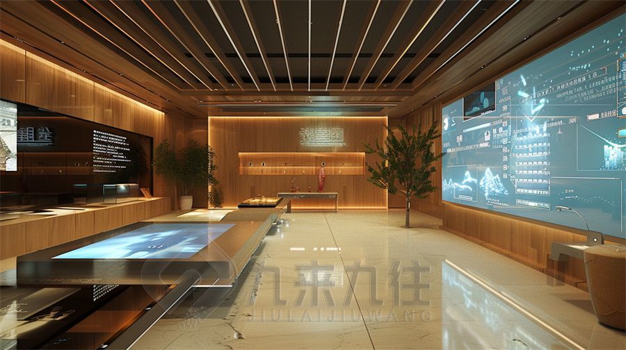 高科技外贸展馆设计,互动数字化展厅施工,多媒体智能展览馆建设