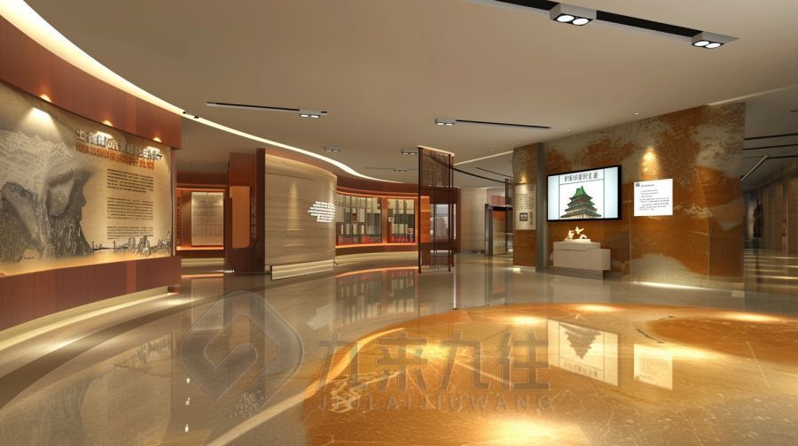 高科技外贸展馆设计,数字化展示空间施工,多媒体互动展示馆建设