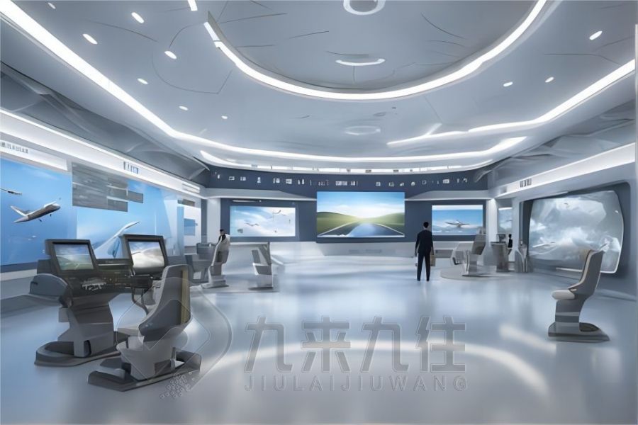 数字化VR教育展厅设计,智慧新时代展览馆建设方案,高科技互动展馆装修公司
