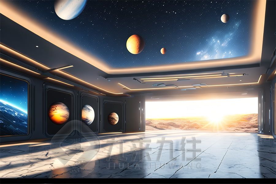 高科技工伤教育展馆设计,数字化安全教育展厅,智能多媒体展示空间建设