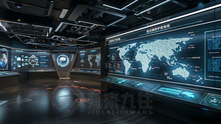 高科技安全警示展馆设计,数字化安全展览馆施工,智能安全展厅装修方案