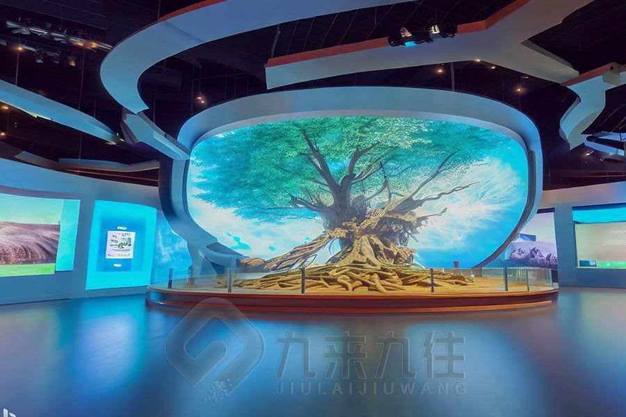 湿地保护馆设计, 高科技环保展厅施工, 多媒体互动展览馆建设方案