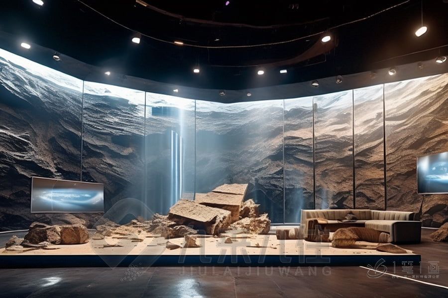 现代武器博物馆设计,高科技展览馆施工,九来九往文化科技展览馆设计公司