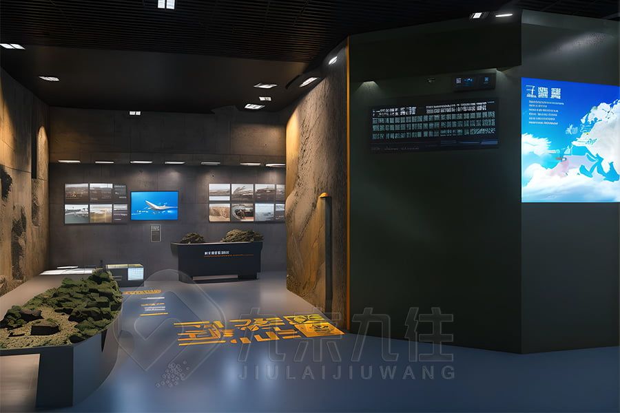 数字化防空宣教博物馆设计,高科技展览馆建设方案,多媒体防空宣教展览馆设计公司