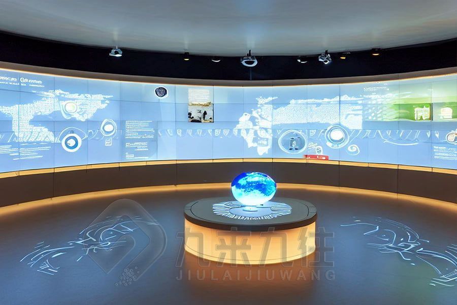 VR文化展厅设计, 高科技展览馆建设, 环保智能展厅装修