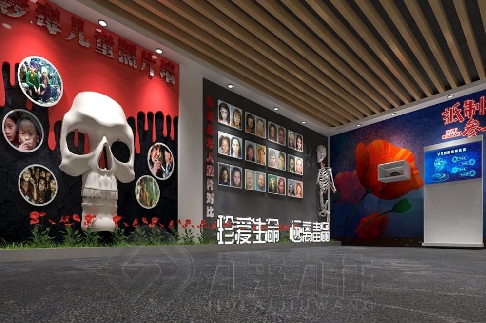 国防教育展厅设计, 互动多媒体展示, 军事文化特色