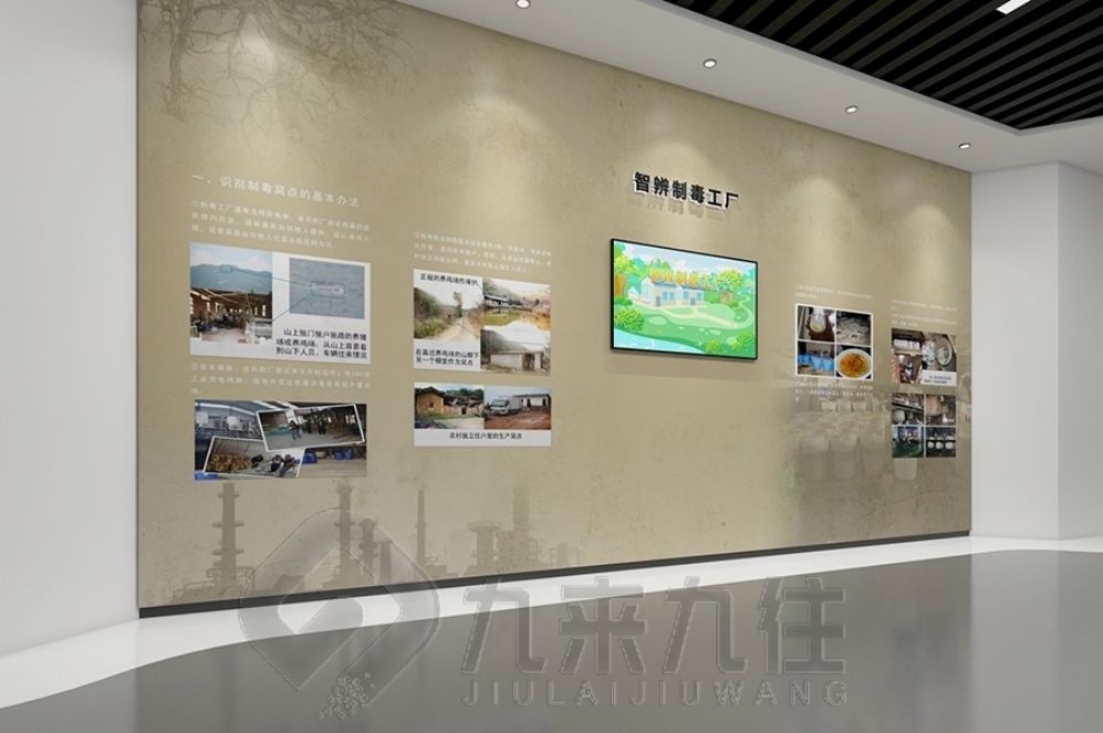 毒品预防教育基地, 互动多媒体展厅, 展厅设计方案, 智慧禁毒教育, 创新展示技术