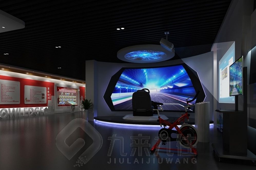 国防教育基地展厅设计, AI互动多媒体设备, 现代化展示