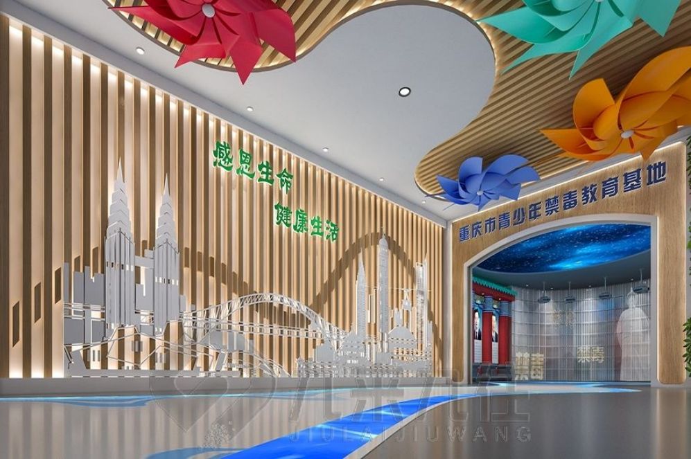 禁毒展厅设计, 多媒体互动设备, 现代化展示解决