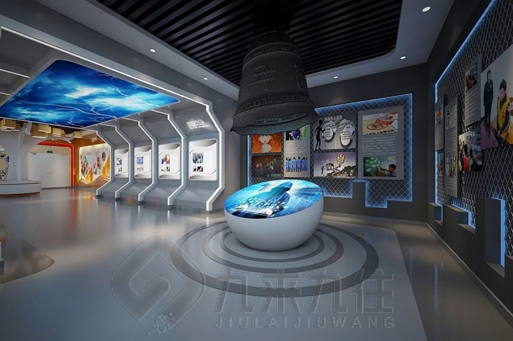 道德与法治教育展厅设计, 互动多媒体设备, 现代化法治教育体