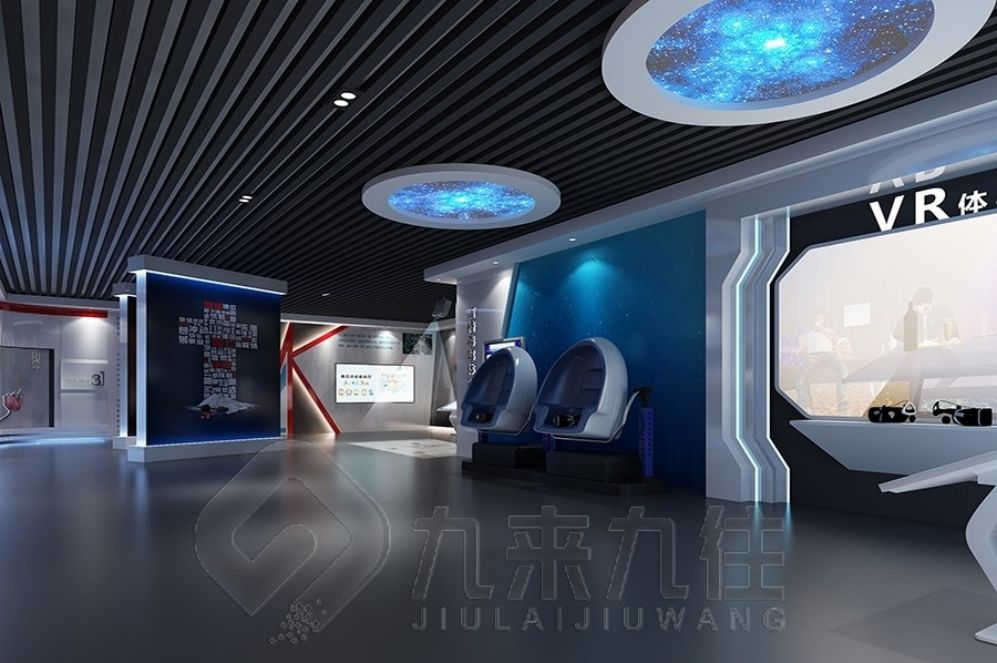 国防教育基地设计，互动体验展示，现代化展厅