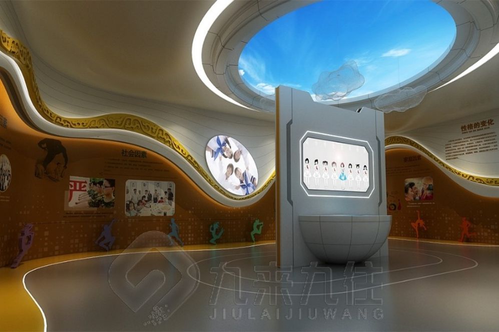 青少年法治教育展厅设计, 互动多媒体设备, 创意智慧展