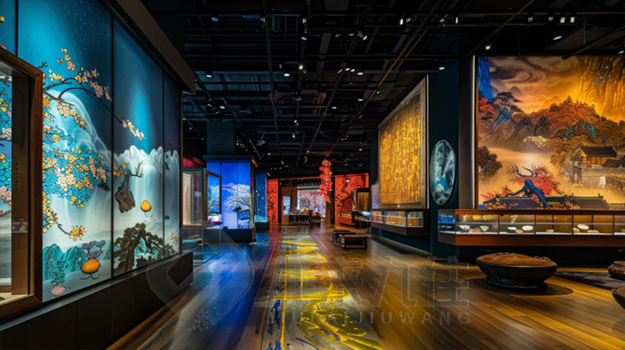 铸牢中华民族共同体意识展厅,民族团结教育展厅,多媒体互动民族展厅