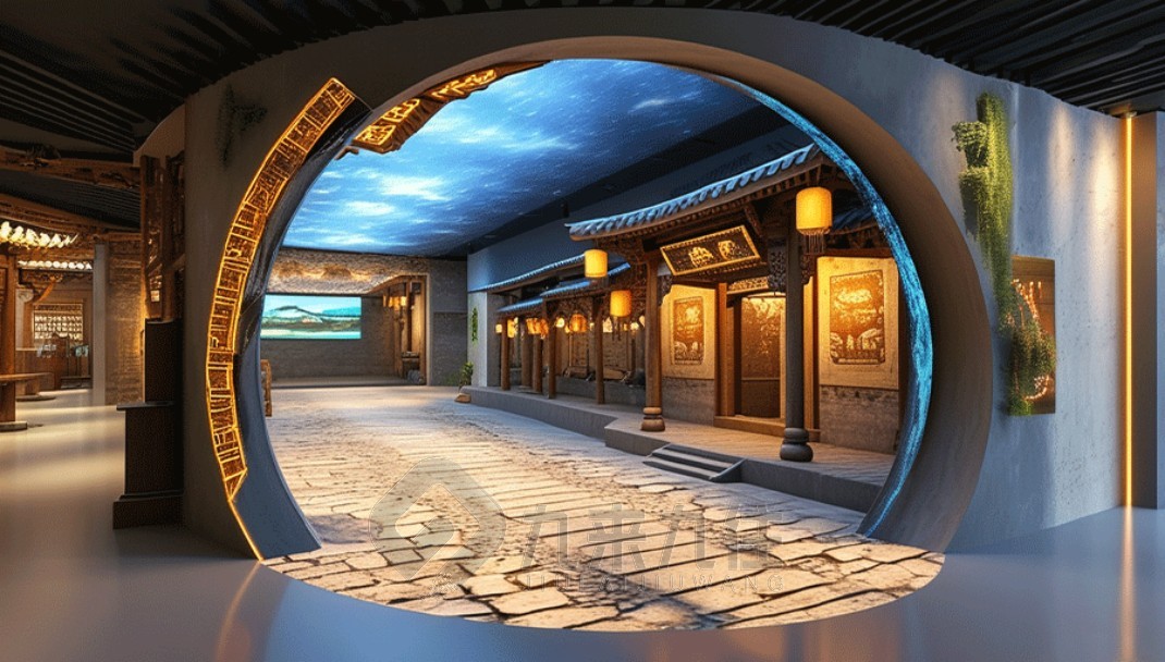 展馆多媒体设计，多媒体展厅设计效果图，展馆设计搭建方案