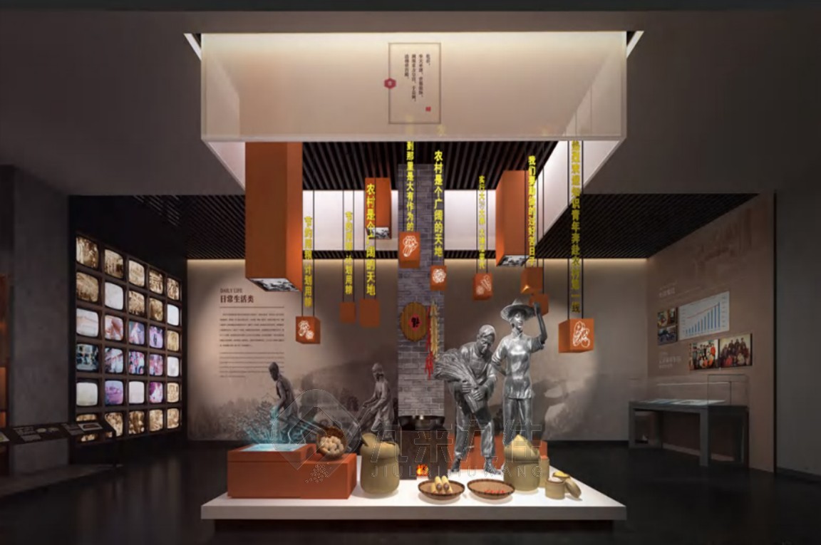 展馆装修设计,展馆空间设计,博物馆展陈设计