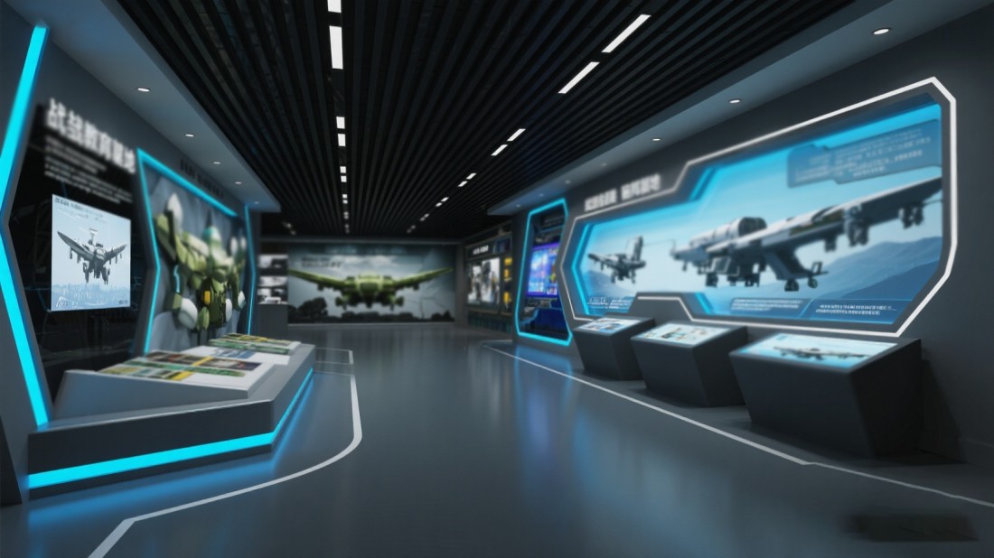 国防基地图片，人防展厅