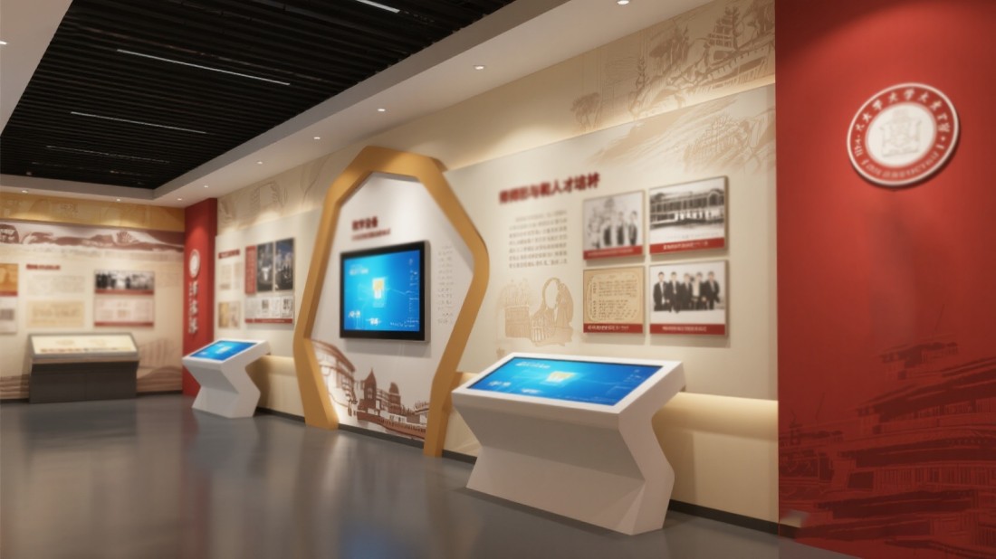 校史馆主要设计内容，校史展馆