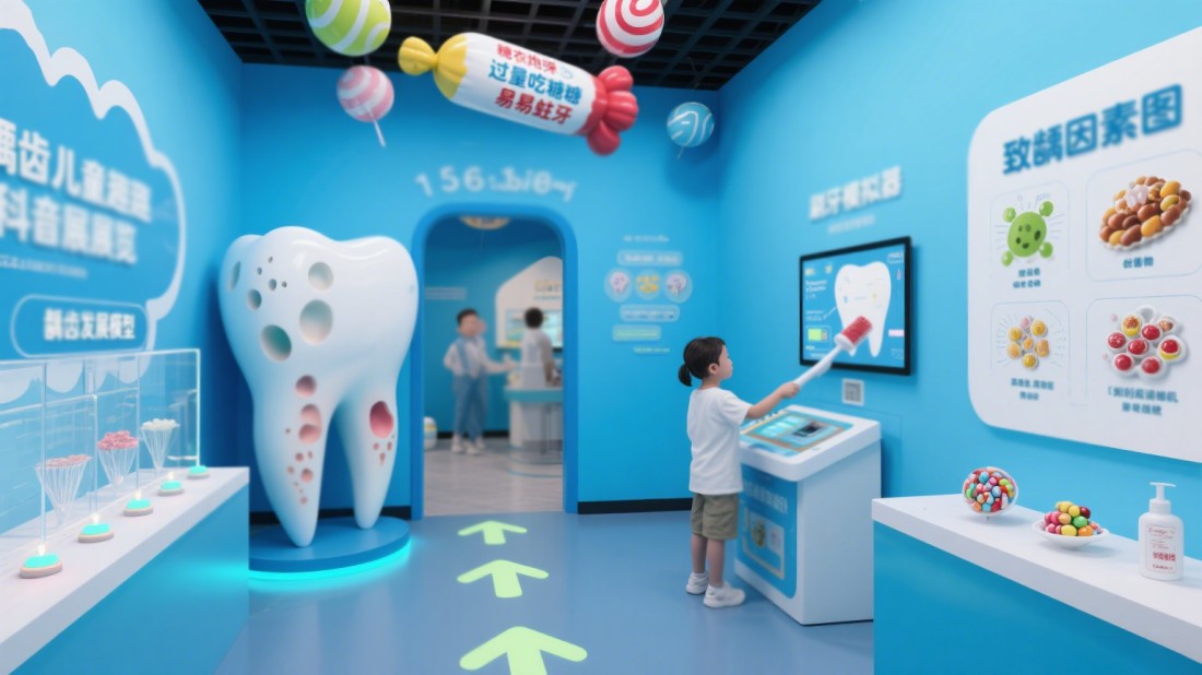 高科技口腔健康科普馆效果图
