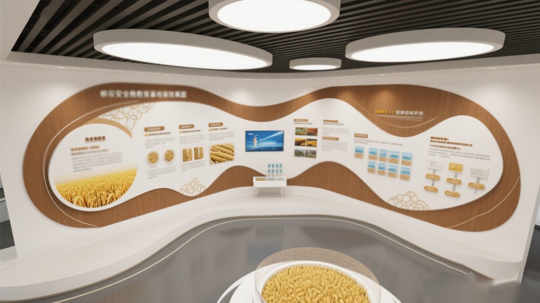 沉浸式粮食安全教育展厅效果图