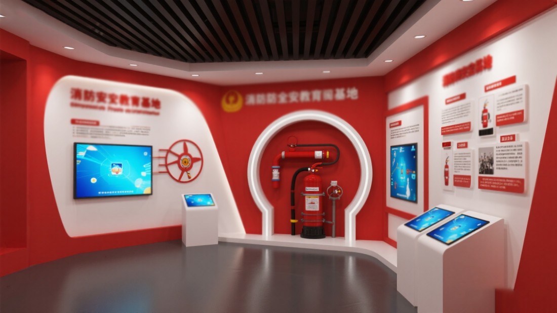 沉浸式应急消防科普教育基地效果图  沉浸式应急消防科普教育基地效果图