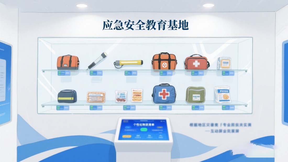 AI应急安全科普馆效果图