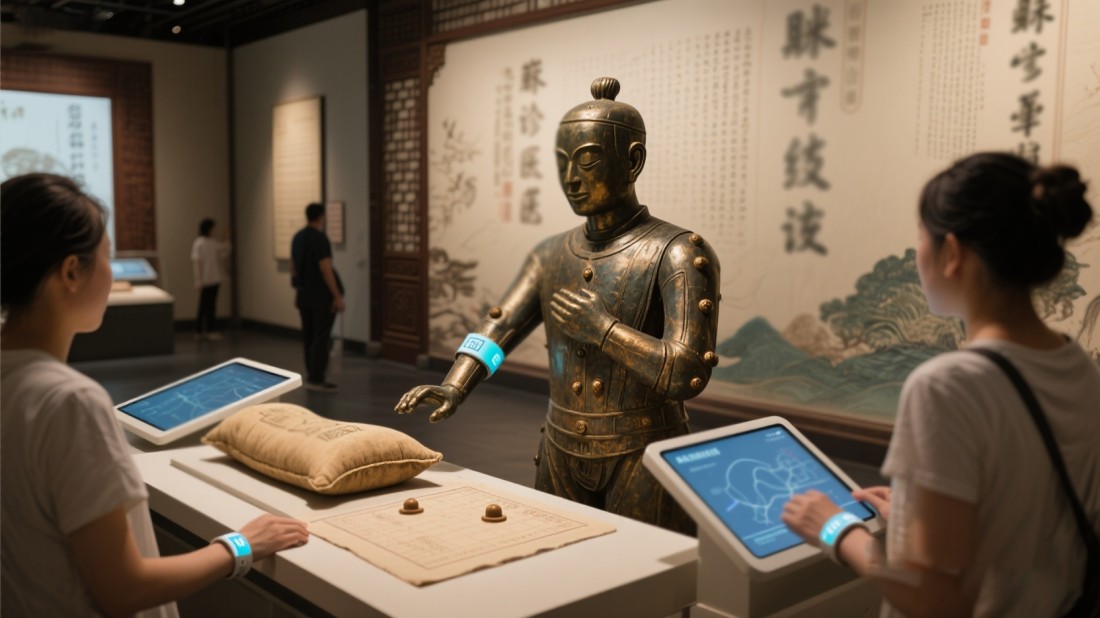 多媒体中医药文化科普馆效果图