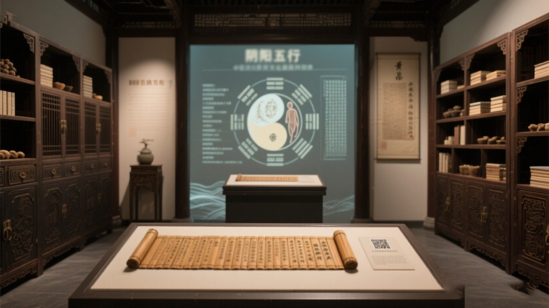 高科技中医药文化展厅效果图